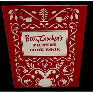 Betty Crockers Picture Cook Book Facsimile Edition Red Hardcover Spiral Bound